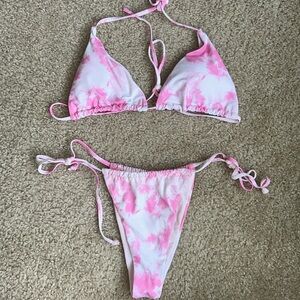tie-dye bikini set
